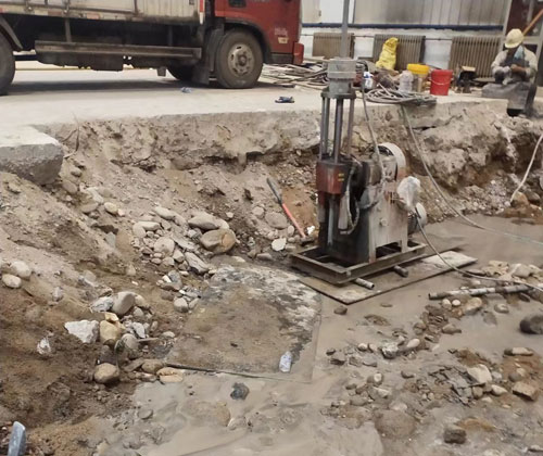 若羌公路下沉压浆
